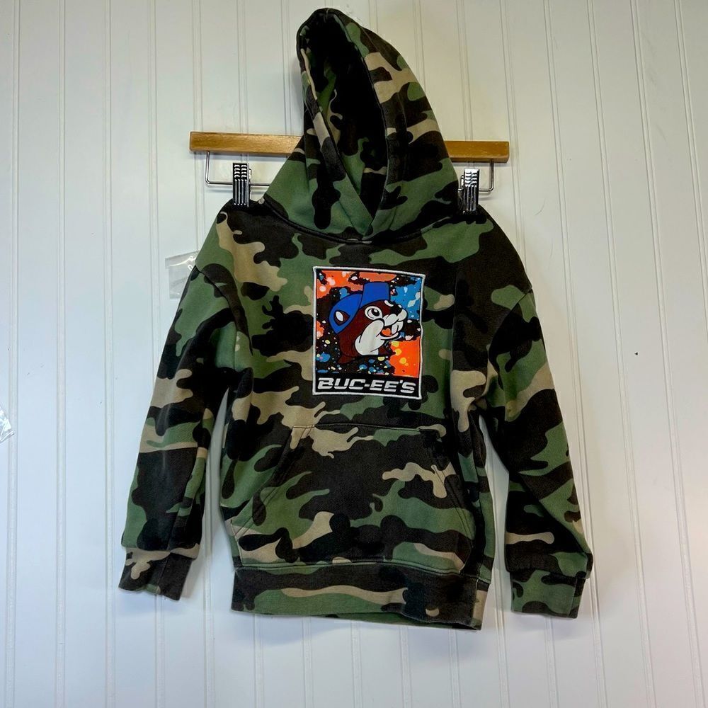 Kids Camo Buc-ees Sweater YXS
